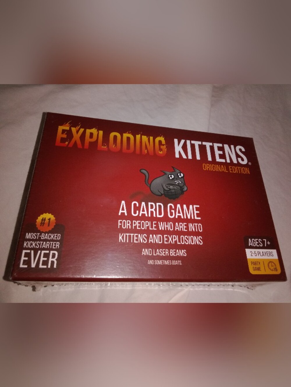 New Exploding Kittens Card Game Ages 7 Up 2-5 Players